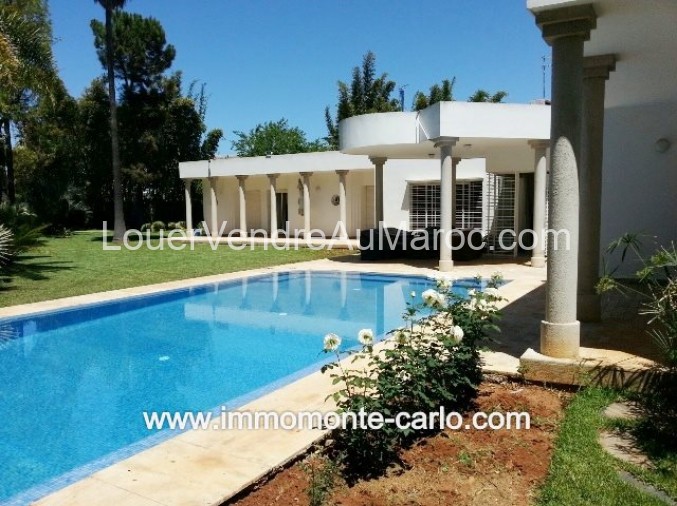 Villa à louer à Rabat-Salé